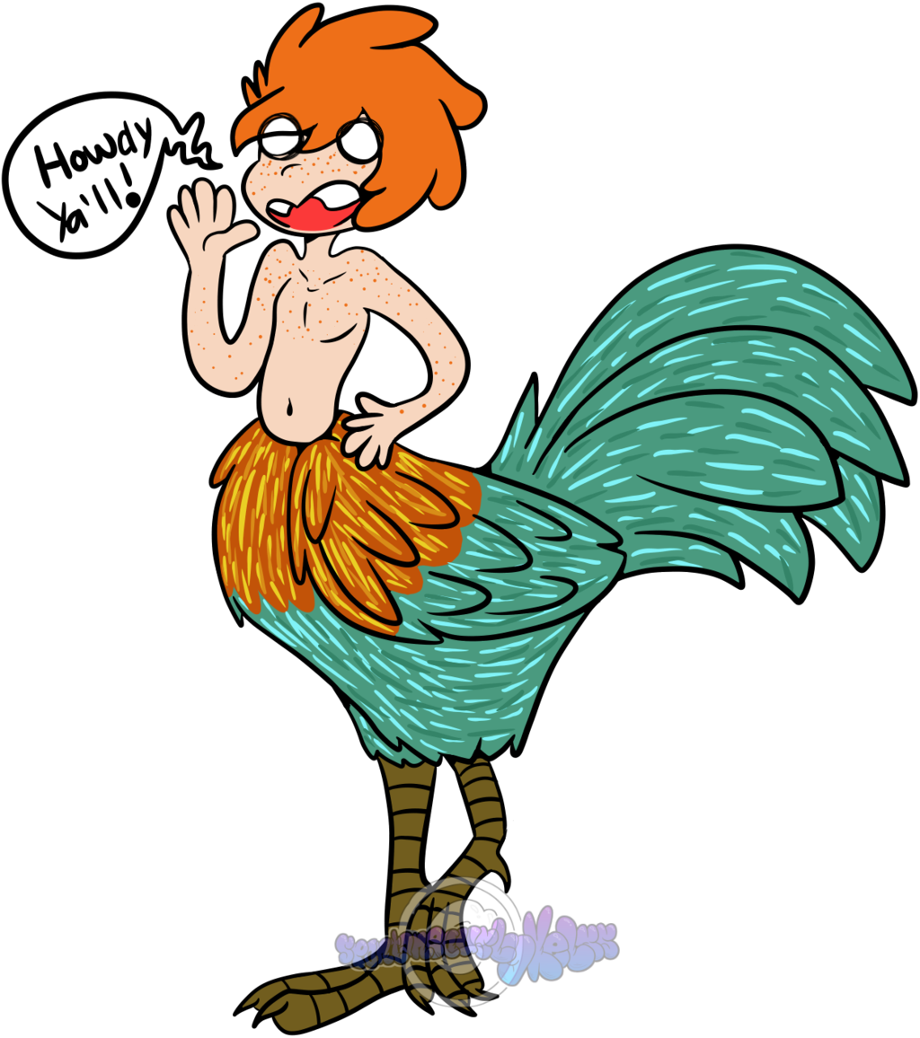 Billy The Rooster Taur By Spontaneouslykelss Billy - Cartoon (1024x1156)