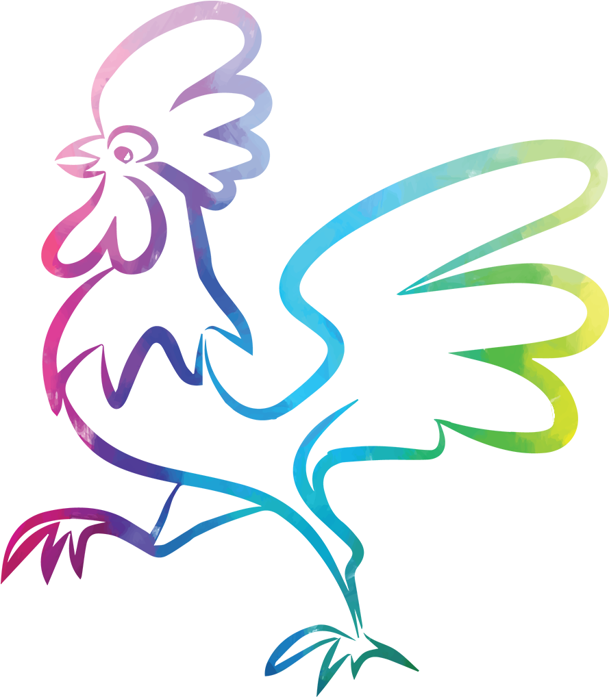 Badge 2017 Rooster - Illustration (1024x1024)