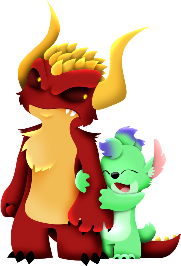 Devil And Sweetpea By Rosieposie38 - Cartoon (770x1038)