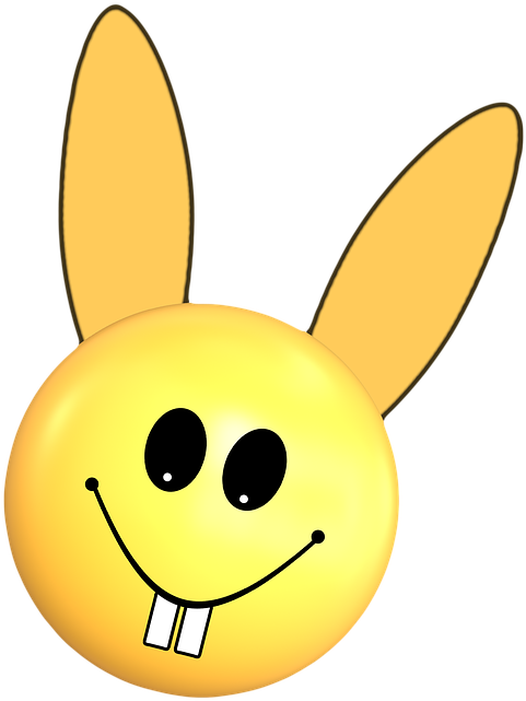 Easter, Smiley, Smile, Hare, Easter Bunny, Funny - Smiley Ostern (720x720)