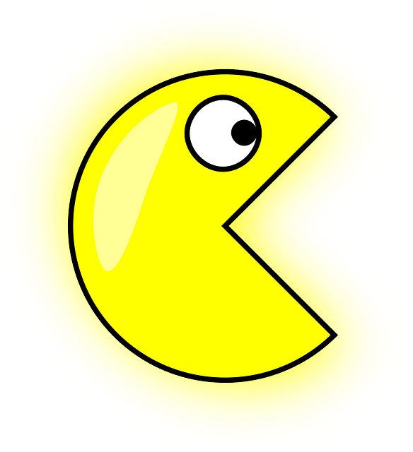 Computer, Man, Cartoon, Smiley, Game, Logo, Ghost - Pac-man (584x640)