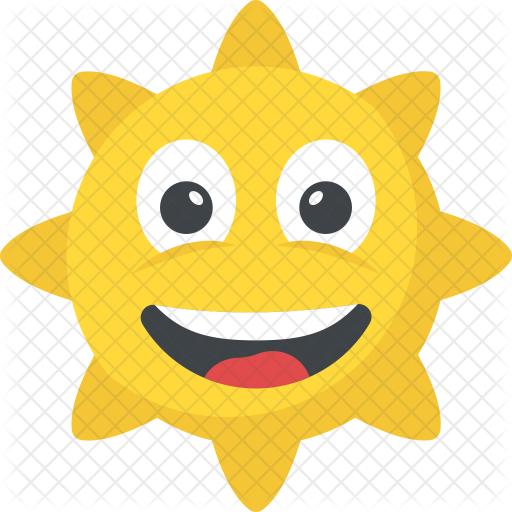 Sun Face Icon - Icon (512x512)