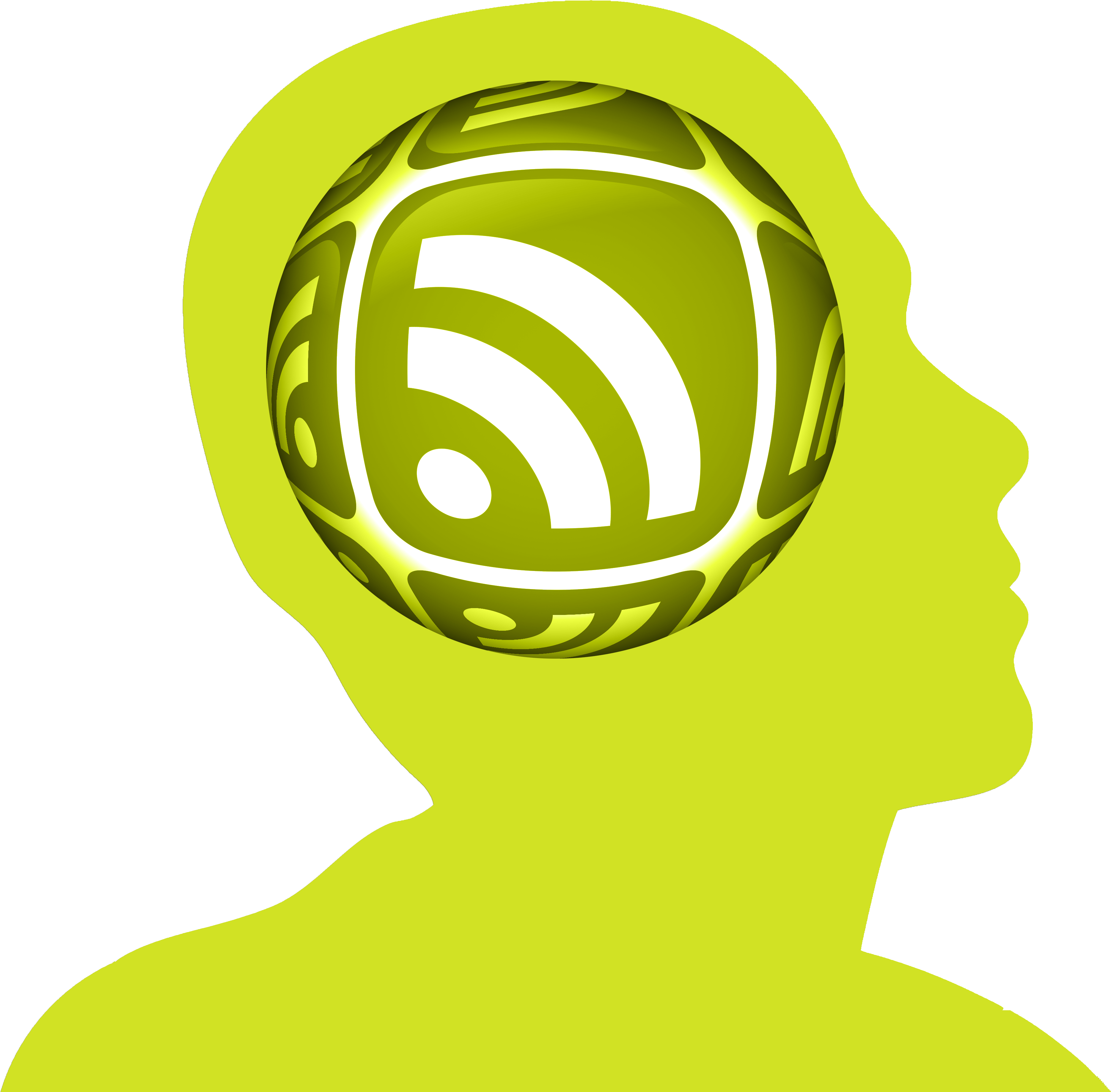 Head Circle Rss Web Feed Networks 1250006 - Head Circle Rss Web Feed Networks 1250006 (3761x3695)