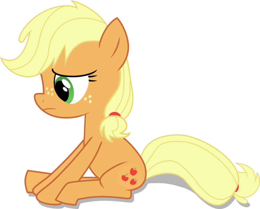 Sad Teen Applejack By Shutterflyeqd - Applejack Teen (997x802)