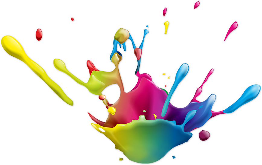 Spash Of Colour - Colours Water Splash Png (1280x599)