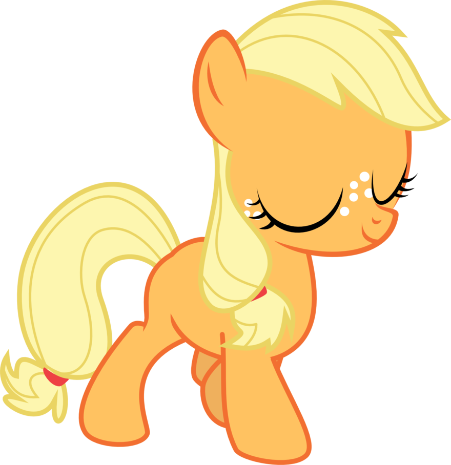 Free Applejack Sad Vector - My Little Pony L Amicizia (880x908)