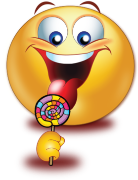 Licking Lollipop - Lollipop Smiley (384x384)