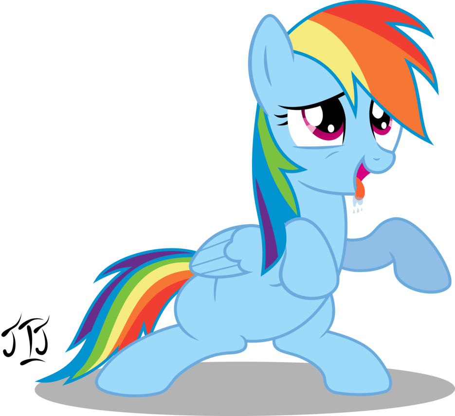 Begging Rainbow Dash By Mlp-scribbles - Mlp Rainbow Dash Confused (935x855)