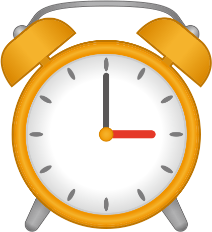 Alarm Clock Emoji For Facebook, Email & Sms Id - Clock Emoji (512x512)