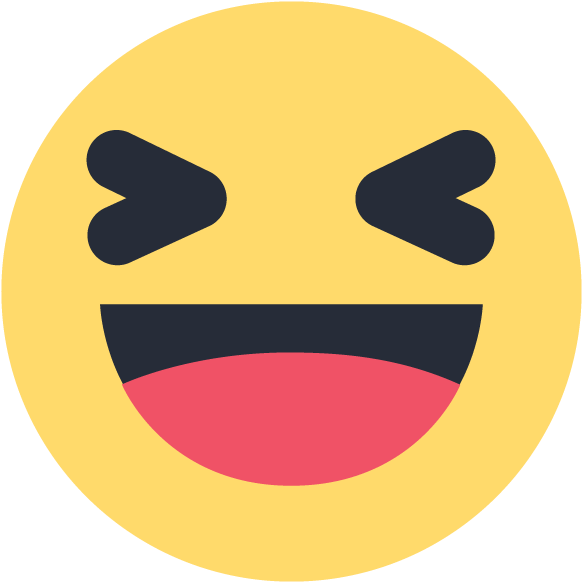 Facebook Haha Emoji Emoticon Vector Logo Free Download - Facebook Laugh Emoji Png (600x600)
