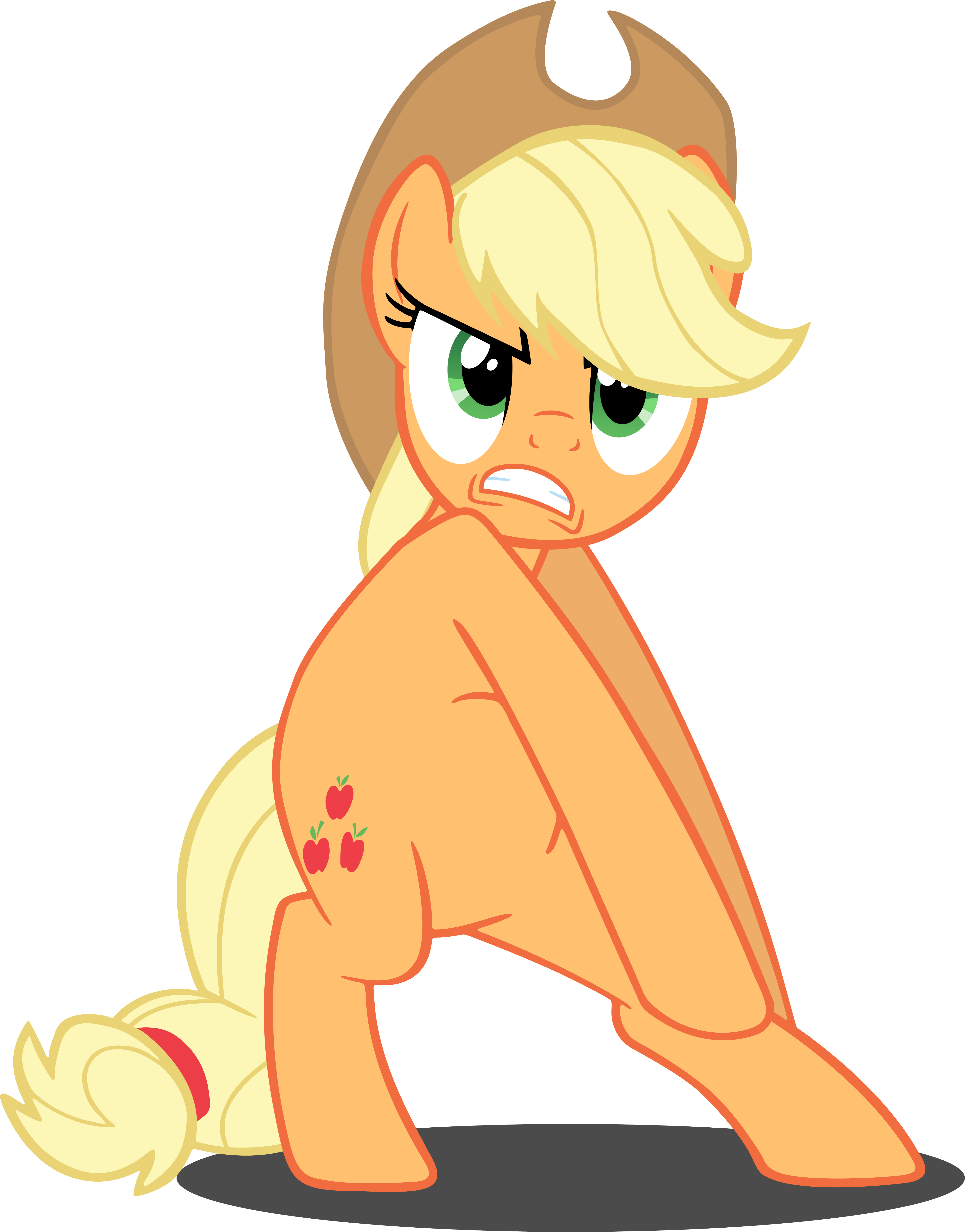 Applejack Has Moves Like Jagger Vector By Camsy34 - Mlp Applejack Standing (5300x6557)