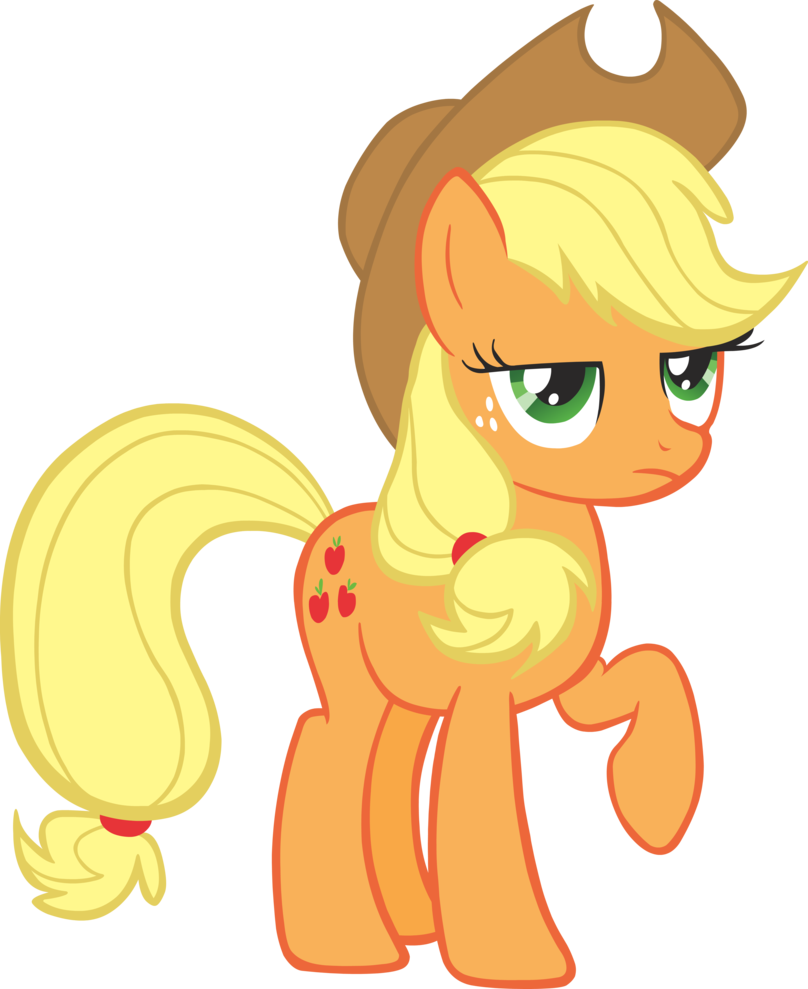 Applejack Vector By Scrimpeh - Little Pony Friendship Is Magic (808x989)