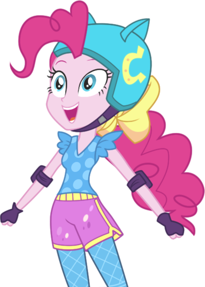 Eqg Pinkie Pie Skating By Gerardogreiff On Deviantart - My Little Pony Equestria Girls Friendship Games Pinkie (400x558)