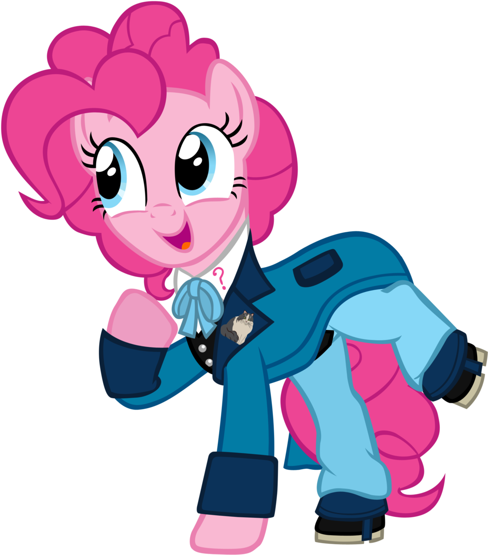 Pinkie Pie As The 6th Doctor By Cloudyglow - Pinkie Pie As The 6th Doctor (blue) Totes (1024x1153)