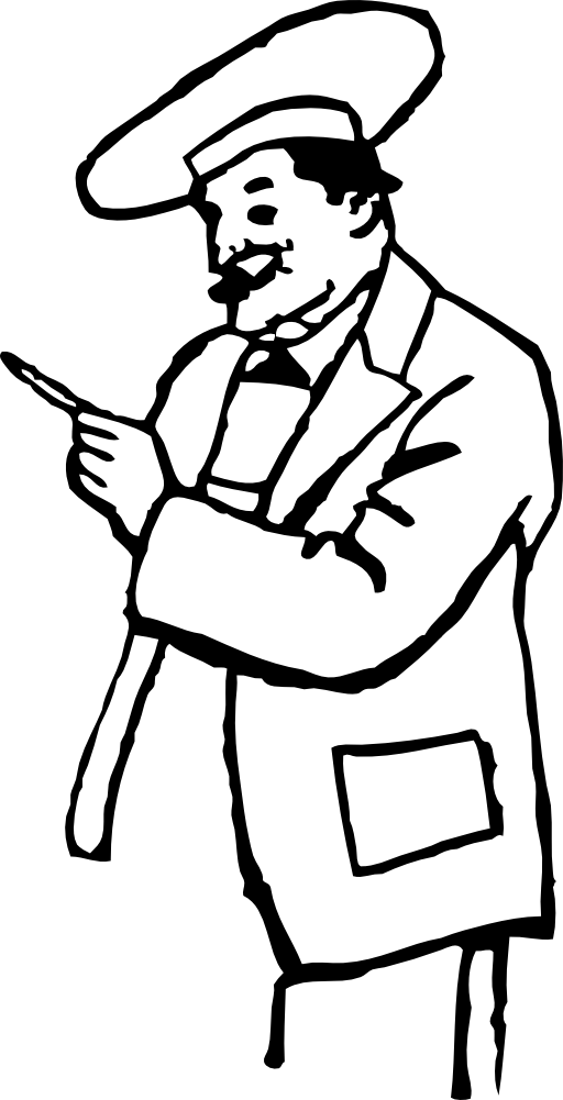 Clipart Chef 4ba9 - 50 Decadent Banana Recipes (512x1001)