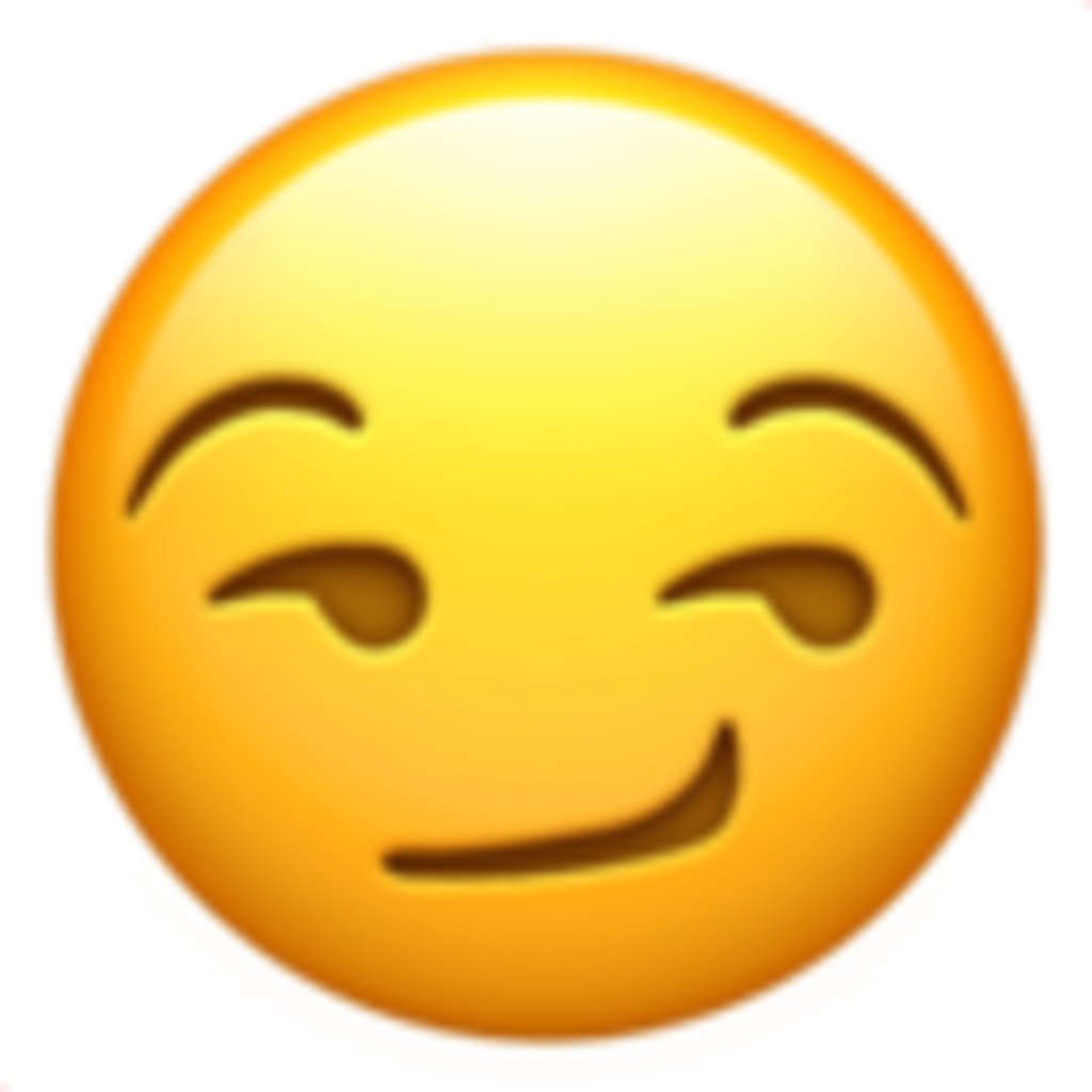 9/ L'émoji Sourire En Coin - Drooling Face Emoji (1024x1024)