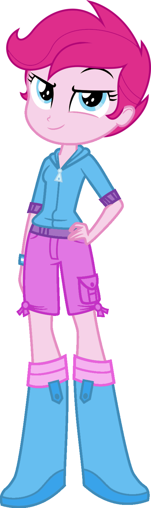 Pinkie Pie Scootaloo By Iamsheila - My Little Pony Equestria Girl Scootaloo (487x1640)