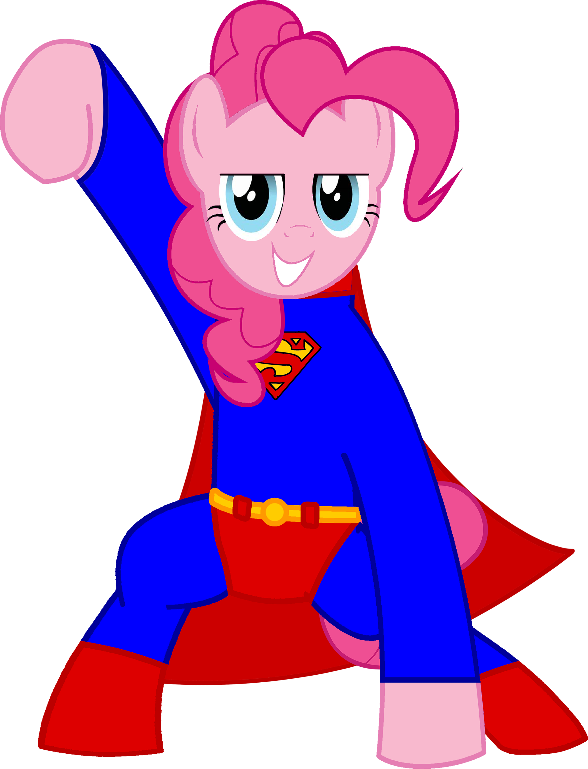 Pinkie Pie, Safe, Superman, Supermare - Pinkie Pie Superman (1920x2511)