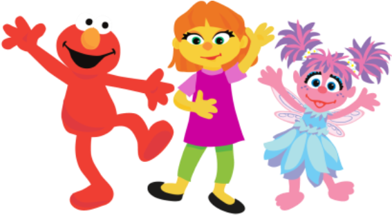 Sesame Street | Julia, Elmo & Abby Dancing Tote (640x349)