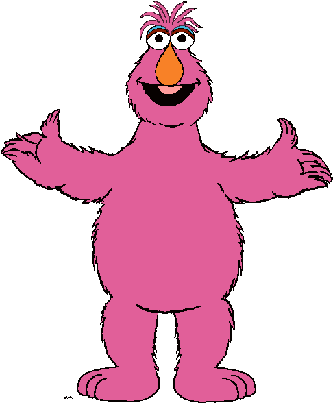 All Cliparts Sesame Street Clipart Sesame Place Pinterest - Telly Sesame Street Cartoon (489x600)