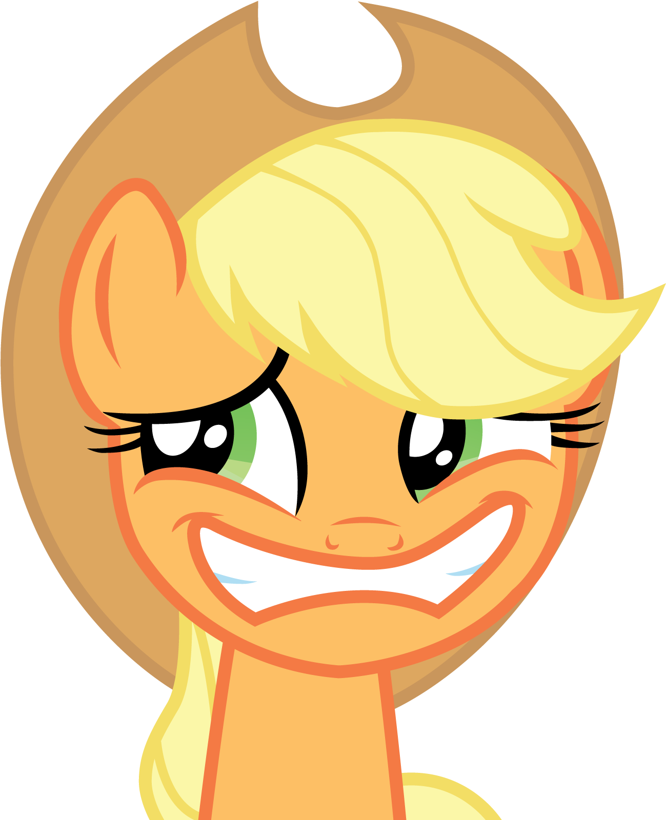 Applejack Trying To Lie To Pinkie - Applejack Lying Face (2000x2000)