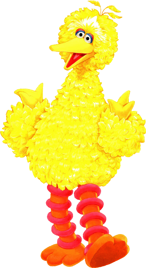 Sesame Street Big Bird Cartoon Big Bird Face Sesame - Sesame Street Big Bird Clip Art (533x951)