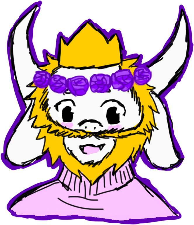 Asgore Flower Crown By Prince-galaxii - Asgore Flower Crown By Prince-galaxii (894x894)