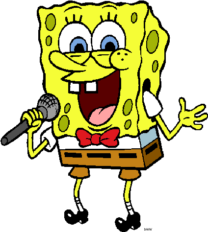 Spongebob Cartoon Characters Cliparts - Spongebob Coloring Pages (430x480)