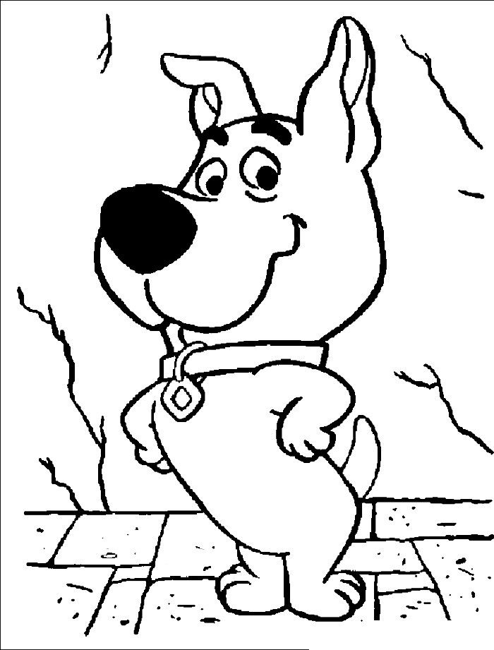 Photos Of Scrappy Doo Coloring Pages - Easy Scooby Doo Drawing (700x921)