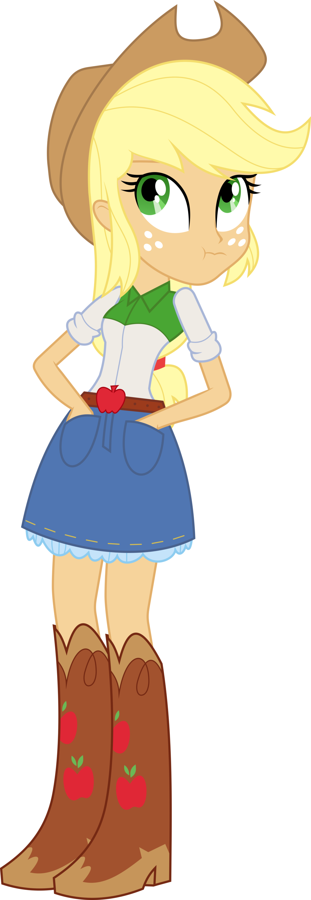 Chs Noire By Masemj Applejack - Equestria Girls Apple Jack (1024x2957)