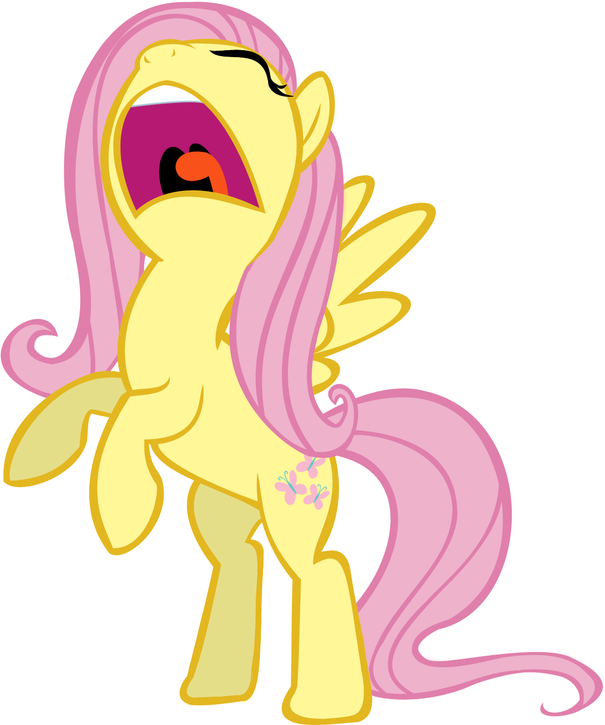 Флаттершай Плачет - Fluttershy (2560x1440)