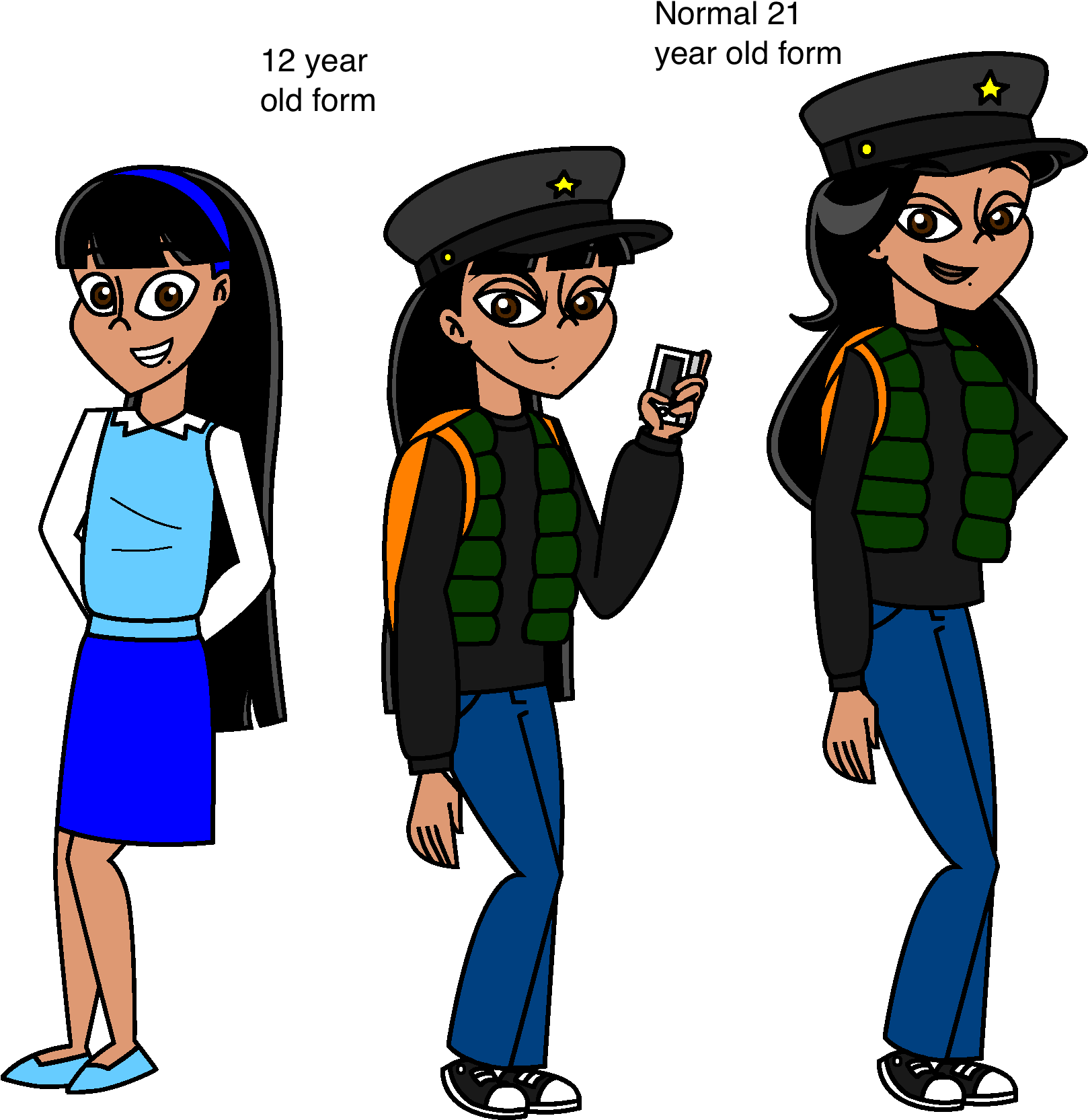 Kristina Diya's Outfits In Havtitc Kid Youth Ray 2 - Cartoon (1747x1767)