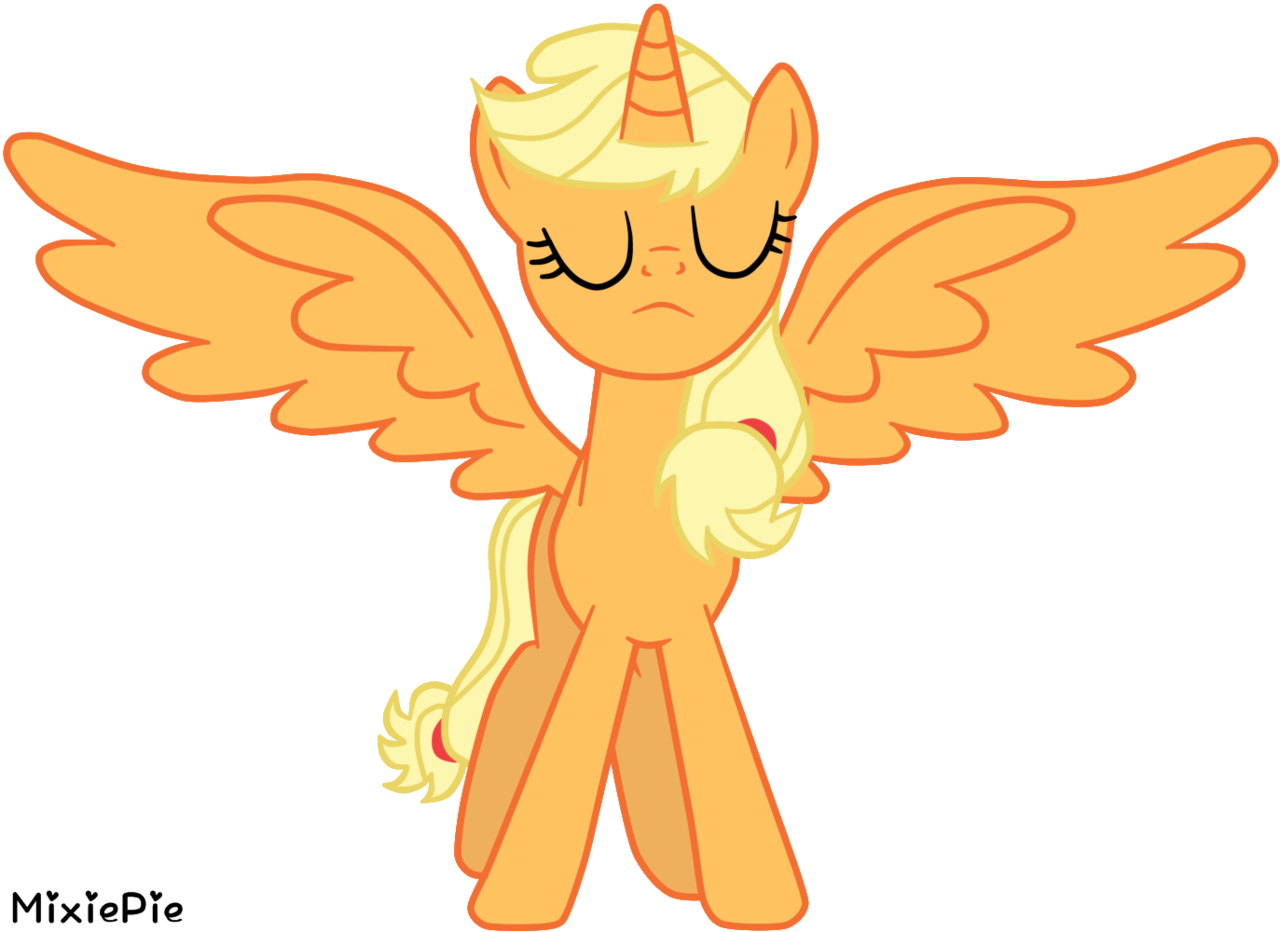 Alicorn, Alicornified, Applecorn, Applejack, Artist - Applejack As A Alicorn (1280x932)