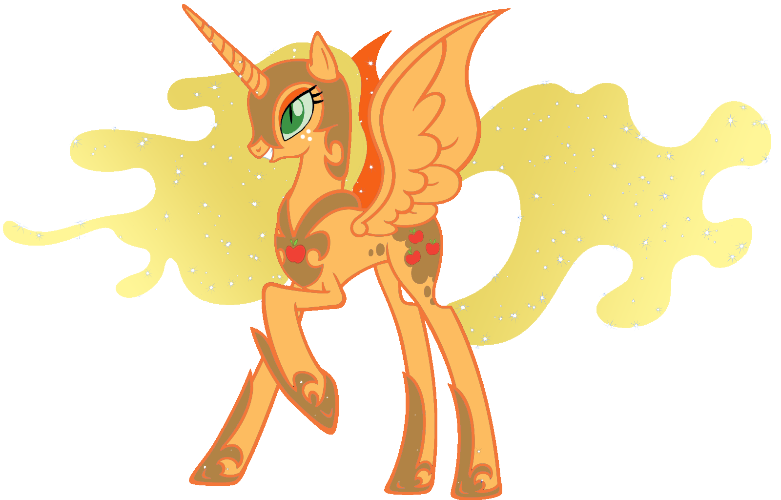 Alicorn, Applecorn, Applejack, Artist - Applejack As An Alicorn (1600x1024)