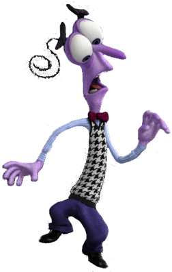 Fear Jumping - Inside Out Fear Png (400x400)
