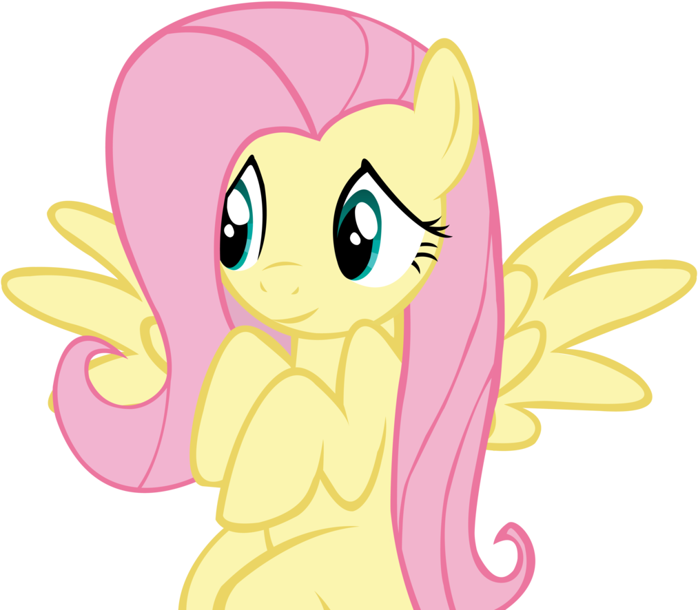Fluttershy Pony Pink Mammal Fictional Character Yellow - Fluttershy (1024x910)