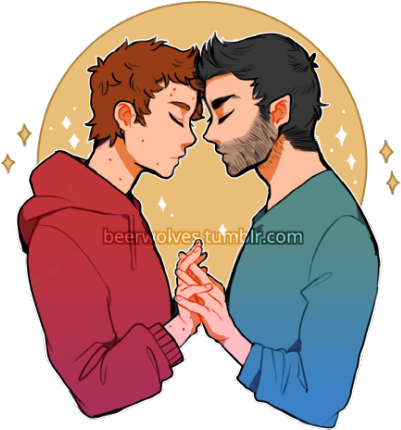 My Corner By @fear-frost , Artwork By @beerwolves Sterek - Stile (500x500)