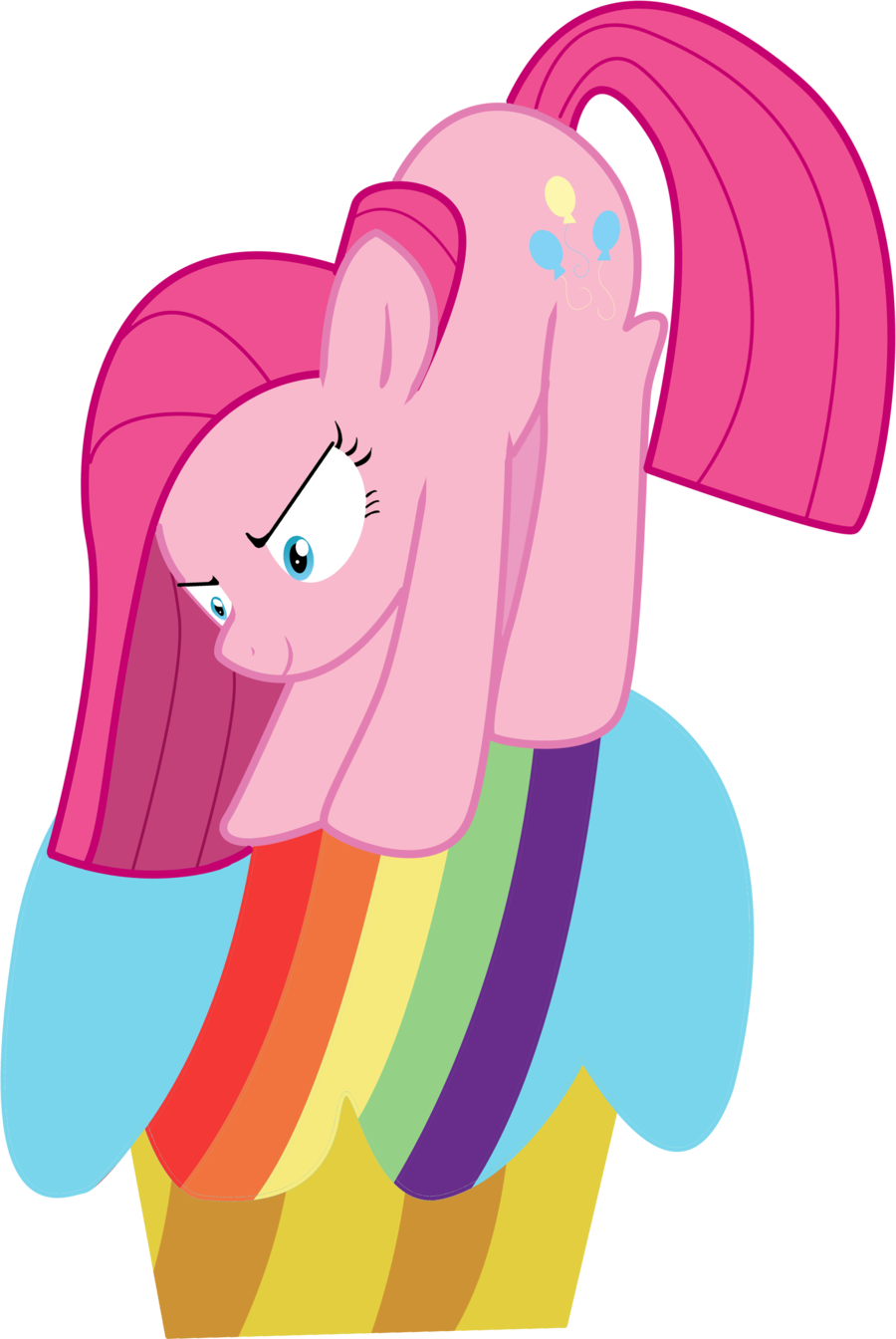 Pinkie Pie Cupcakes Vector By Pridark Pinkie Pie Cupcakes - Pinkie Cupcake (900x1344)