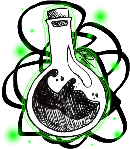 Fear In A Bottle By Off Zeh Wall - Chemical X Bottle (527x632)