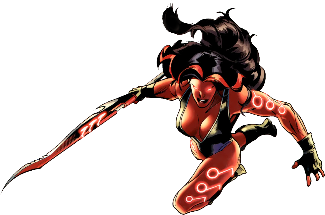 She Hulk Clipart Cute - Marvel Red She Hulk (1110x734)