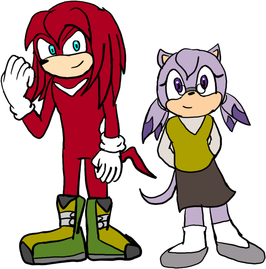 Knuckles And Perci's Kids By Krispina The Derp - Cartoon (1024x915)