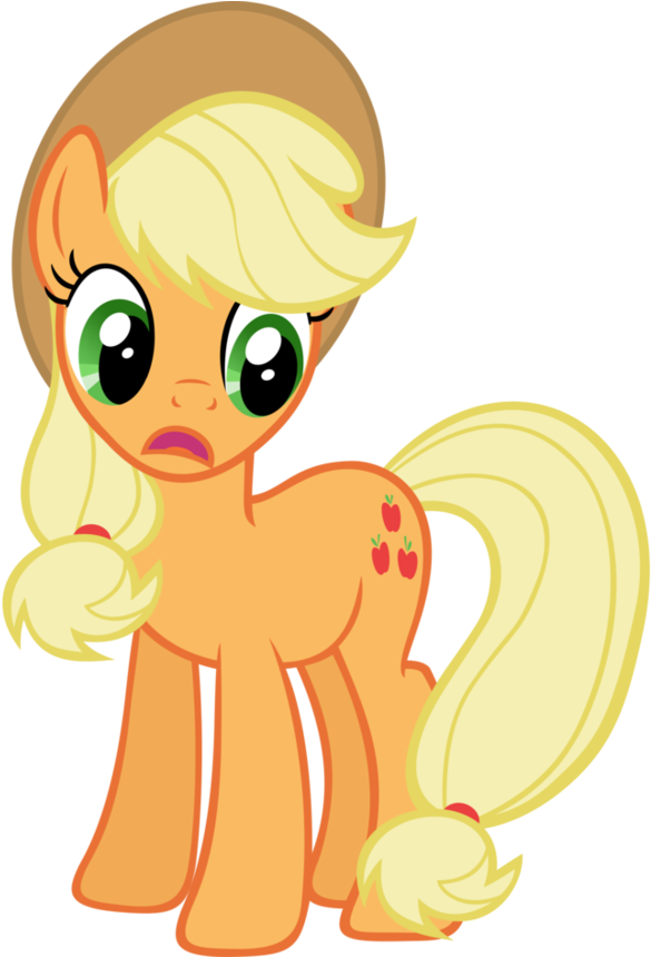 Applejack Shocked - Coat Of Arms Template (931x859)
