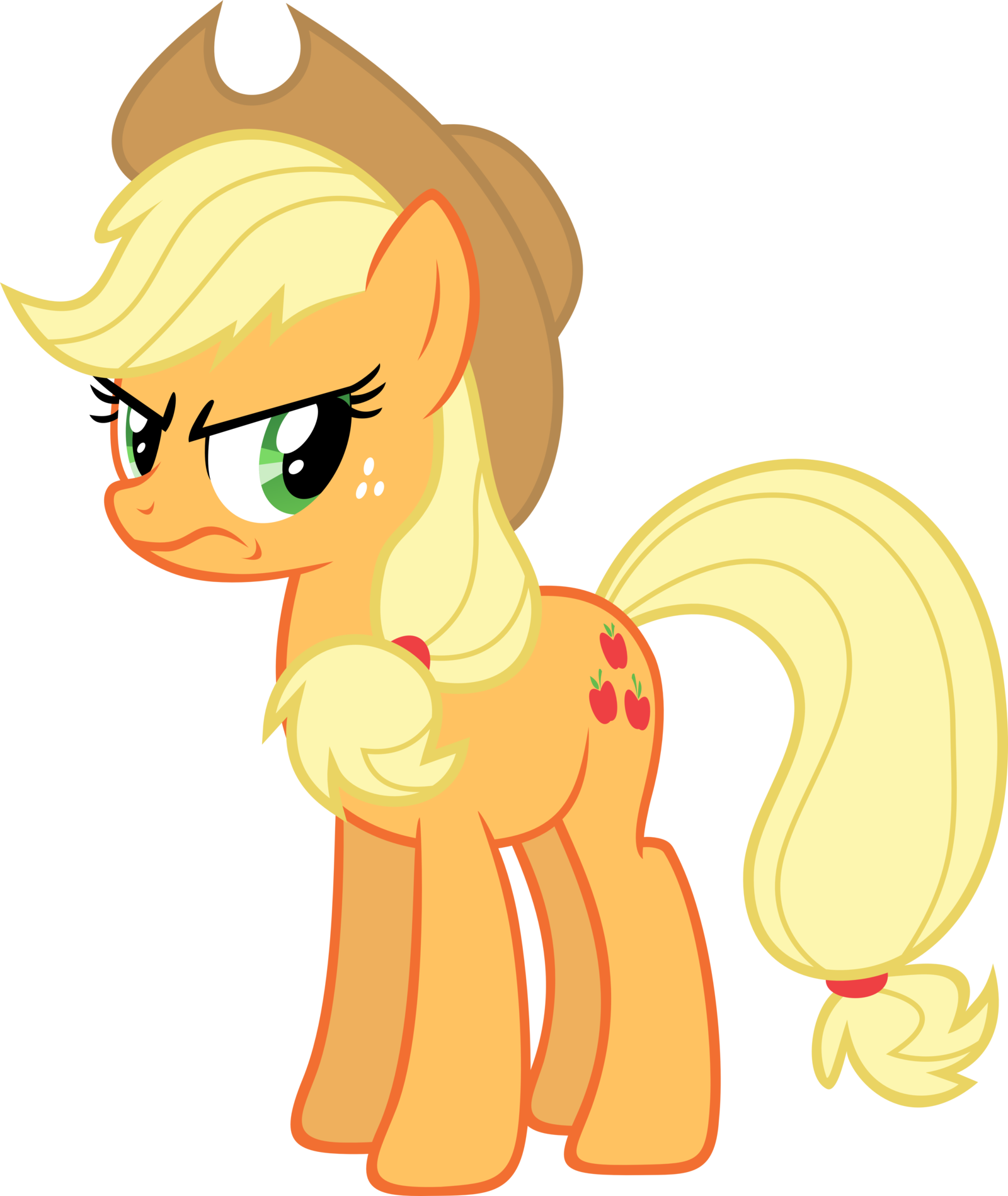 Applejack Angry By Synthrid Applejack Angry By Synthrid - Mlp Applejack.
