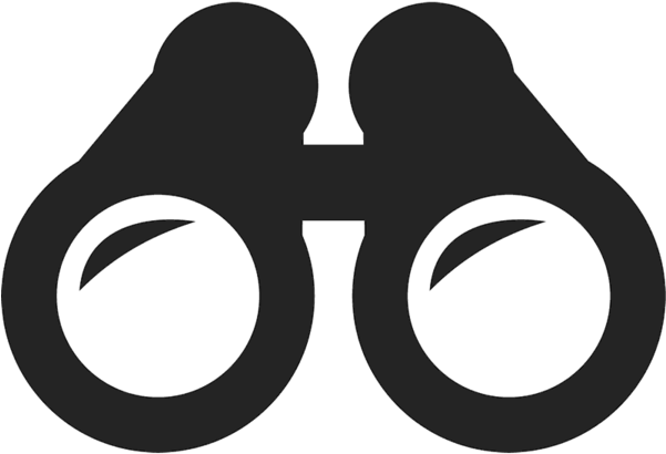 Binoculars Rubber Stamp - Binoculars Rubber Stamp (600x600)