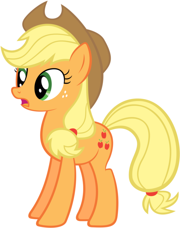 Shocked Applejack By Atmospark - My Little Pony Friendship (1032x774)