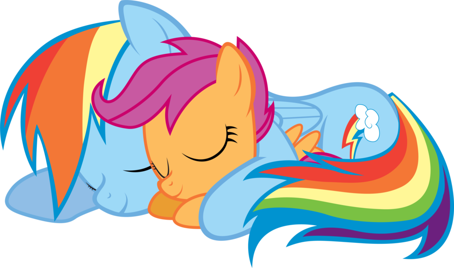My - Rainbow Dash And Scootaloo (900x532)