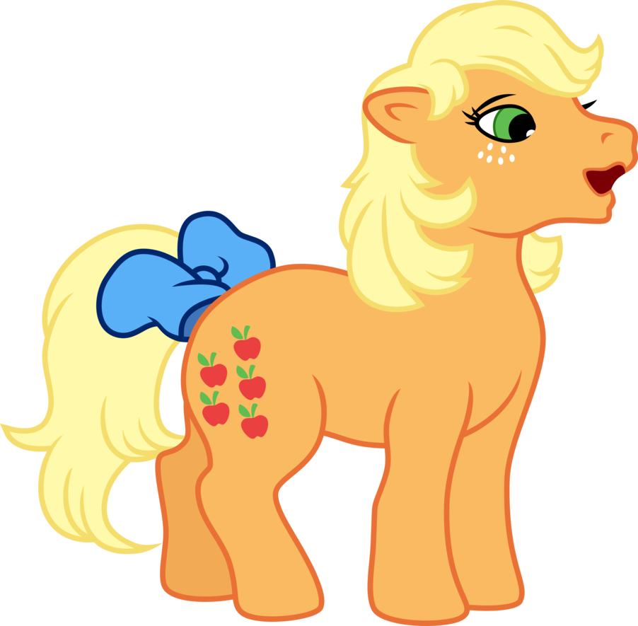 G1 Applejack By Jeatz-axl - Original Applejack My Little Pony (902x885)