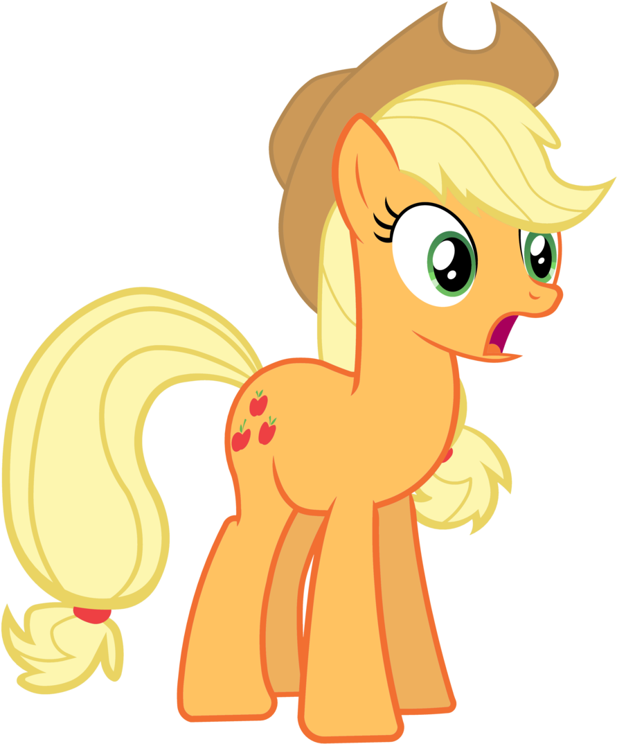Gasp By Bobthelurker Applejack - Little Pony Friendship Is Magic (900x1082)