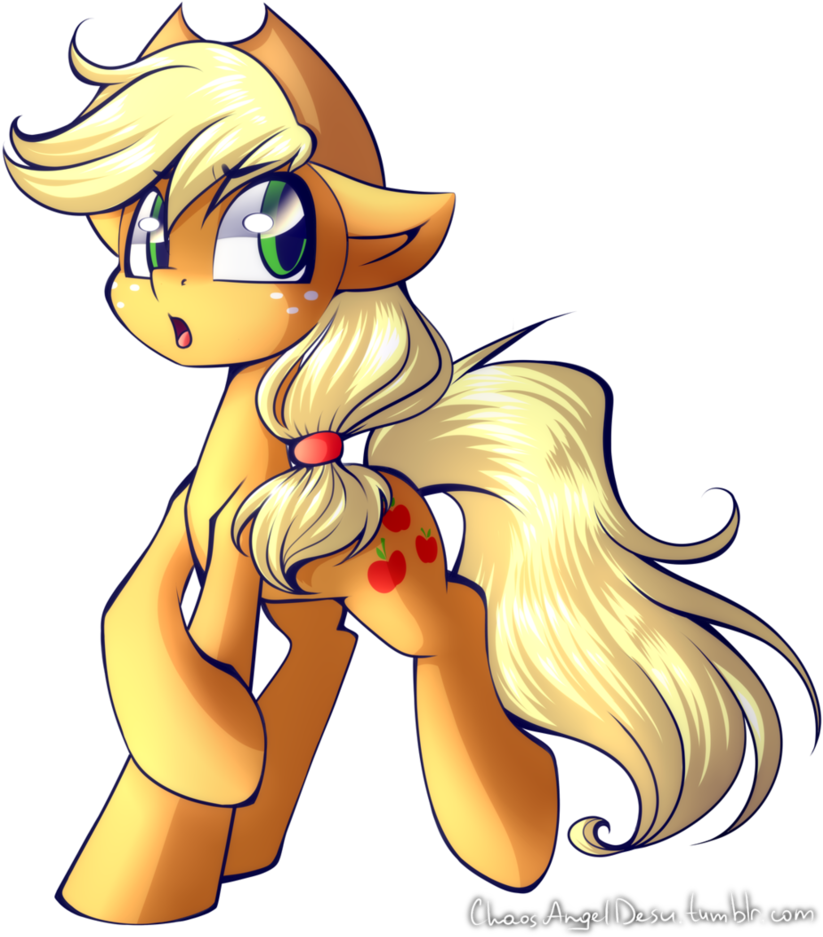Surprised Applejack By Chaosangeldesu - Comics (832x960)