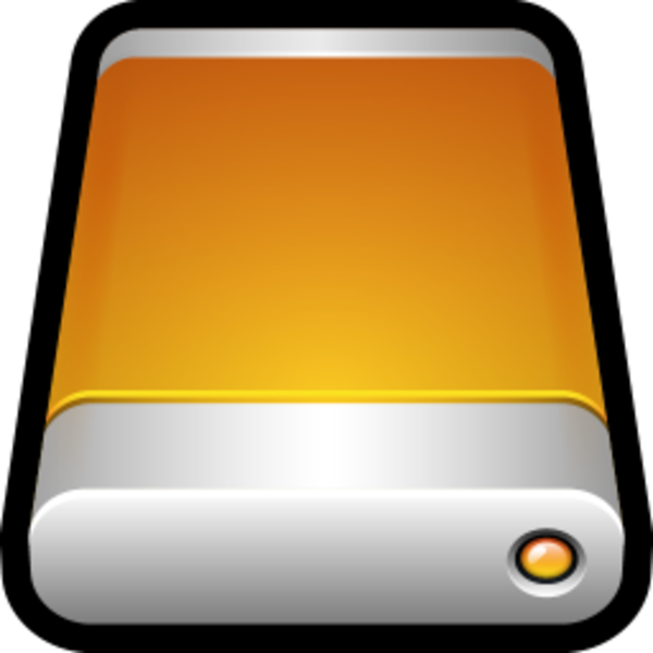 Device External Drive Icon - Hard Drive Icons Png (600x600)